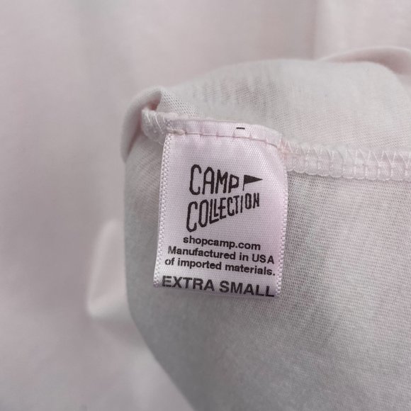 Free People Camp Collection Size X-Small White Yellow Stripe Casual Woman's Top - Picture 7 of 10